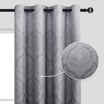 DWCN Ombre Blackout Curtains for Bedroom - Image 2