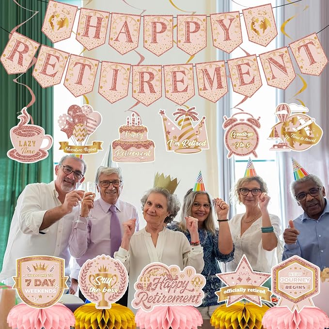 12Pcs Retirement Party Decorations - Image 6