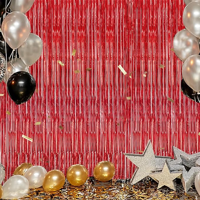 DECOCKRAT 3 Pack Foil Fringe Backdrop - Image 6