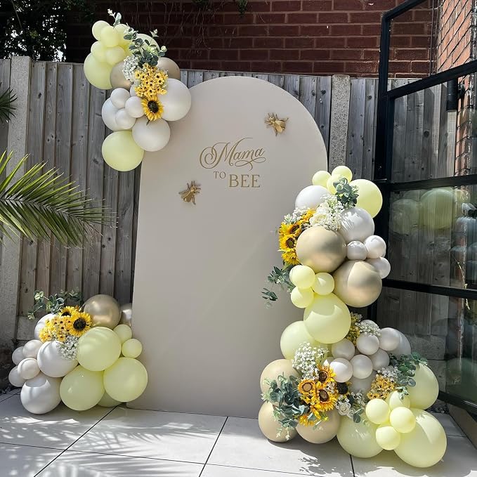 Light Yellow Latex Balloons, Baby Shower, Gender Reveal Party Decorations - Image 4