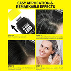SEVICH Hair Color Stick For Gray Roots- Instantly Cover Grey Hair Dye Comb,Four Toothed Comb Design for Sparse Hairlines Coverage, Contains Natural Plant Extracts,for Men and Women,15g(Black)