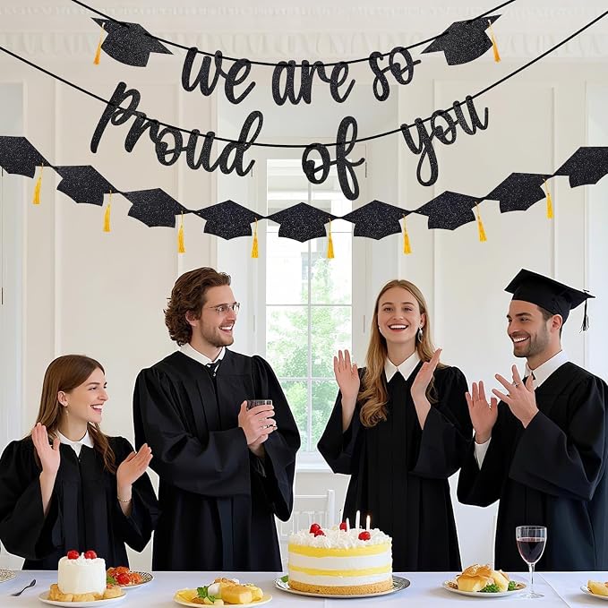 Graduation Banner 2026 Graduation Decorations, Pre-Strung We Are So Proud of - Image 7
