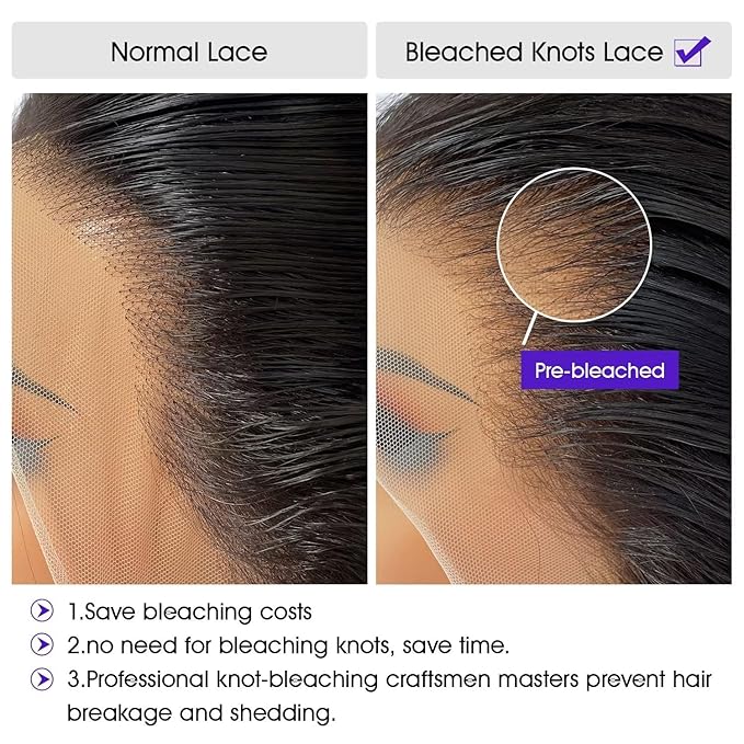 Lemoda Body Wave 13x6 Full Lace Frontal Virgin Human Hair Wigs 210% Density Body Wave Top 15A 13x6 HD Transparent Lace Front Wig Pre-Bleached Knots Invisible Lace Tiny Knots 32Inch