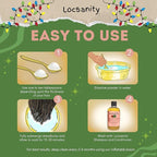 Locsanity Dreadlock Hair Scalp Detox - Deep Clean Dreadlock Powder, Cleansing Conditioner - Natural Hair Cleanser for Build Up - ACV Alternative, Loc Care and Maintenance Products