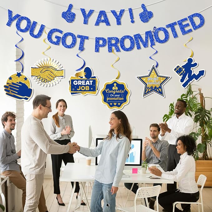 Yay! You Got Promoted Congratulations Banner Congratulations Decorations - Image 5