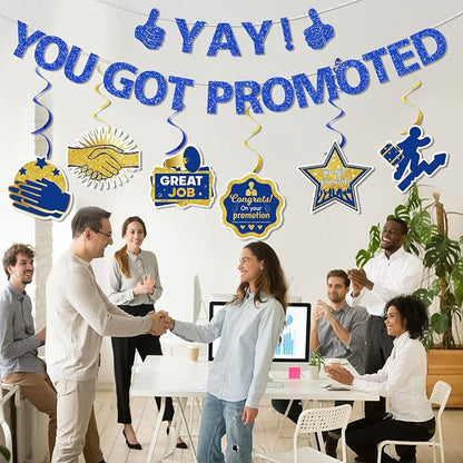 Yay! You Got Promoted Congratulations Banner Congratulations Decorations - Image 5