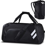 Gym Bag for Men and Women, 58L Large Travel Bag with Shoes Compartment and Wet Pocket,Sports Bag for Training,Sauna,Fitness, Swimming, Sports, Traveling
