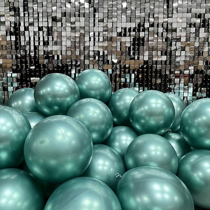 Metallic Green Balloons 12inch - Image 3