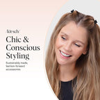 Kitsch Mini Claw Clips for Women - Stylish Small Hair Clips for Kids | Stays In Place Without Pulling or Snagging | Durable & Sturdy Plastic | Ideal Gifts for Women - Tortoise & Black, 6 Pcs