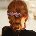 Geyoga 6 Pieces Vintage Hair Barrettes for Women Retro Flower French Pearl Crystal Rhinestones Clips Hair Pins for Women Styling Accessories(Cute Style)