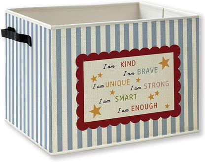 Inspirational Kids Nursery Foldable Storage Bins Box by KSDUT
