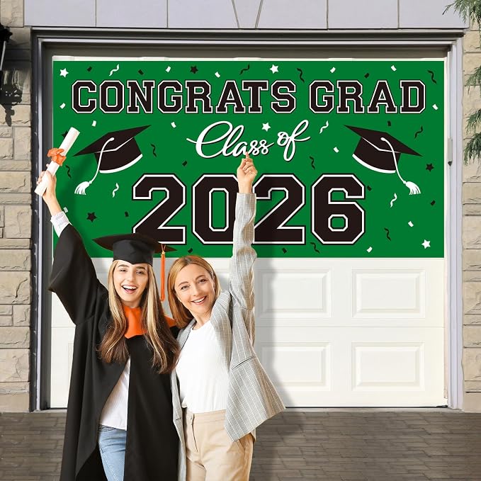 2026 Graduation Party Plastic Backdrop - Image 4