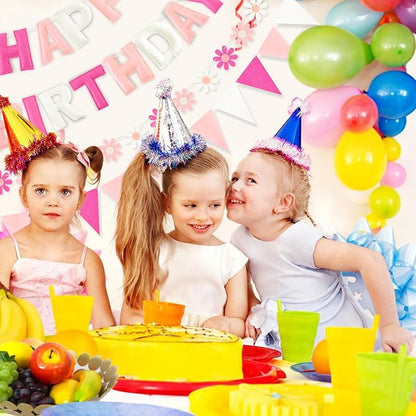 CANREVEL 3 PCS Pre-Strung 3D Happy Birthday Banner Decorations, Happy Birthday - Image 5