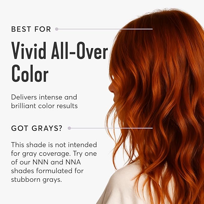 Madison Reed Radiant Hair Color Kit - 7NCG Light Golden Copper (Genova Red), Dimensional Gray Hair Blending Permanent Hair Dye, PPD-Free & Ammonia-Free, 1 Pack