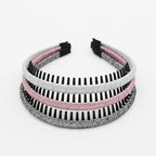 Multicolor Stylish Teeth Comb Hair Hoop Hairband Headband Soft Comfy Non-slip Hair Accessories for Women/Girl(6 color)