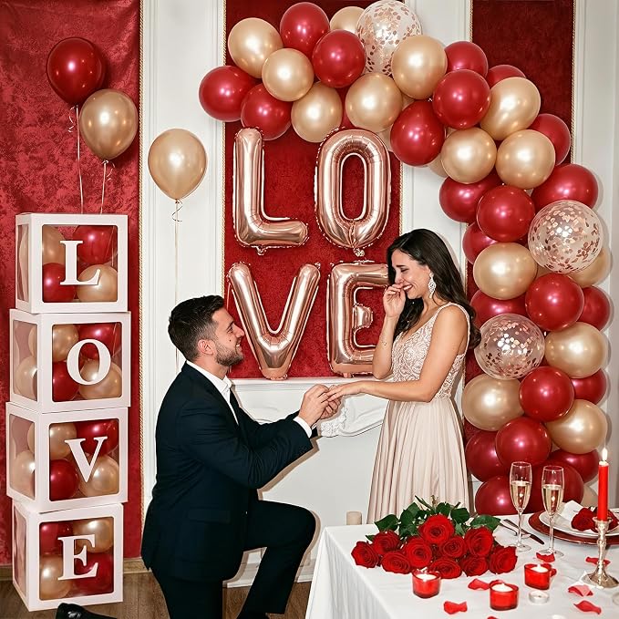 Valentines Day Party Decorations, Balloon Boxes - Image 7