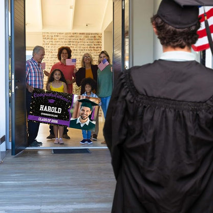 Graduation Banner, Personalized Image And Text - Image 6