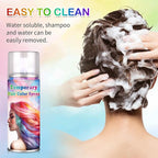 Silver Hair Spray Color Temporary for Kids Women,Natural Temporary Hair Dye for Crazy Hair Day,Quick-drying Hair Dye that Washes out in 1 Wash,120ML (Silver)