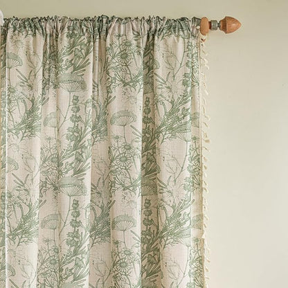 ENJOYBRIDAL Floral 96 Inch Curtains - Image 2
