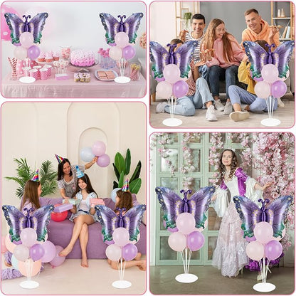 Butterfly Party Balloons Stand Kit 2 Sets - Image 7