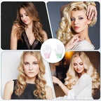 4 Pcs Heat Gloves for Hair Styling, Heat Resistant Gloves Professional Curling Iron Glove for Flat Iron and Curling Wand Suitable Sublimation Heats Transfer Printing