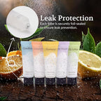 Double Sealed Hotel Conditioner Bulk 100 Pack Individually Wrapped Travel Size Conditioner Aloe and Green Tea Extract Infused Hotel Supplies and Toiletries for Guest