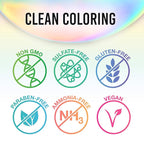 Punky Ebony Semi Permanent Hair Color - Vegan & Cruelty-Free Conditioning Hair Dye, Lasts Up to 35 Washes, 3.5 fl oz