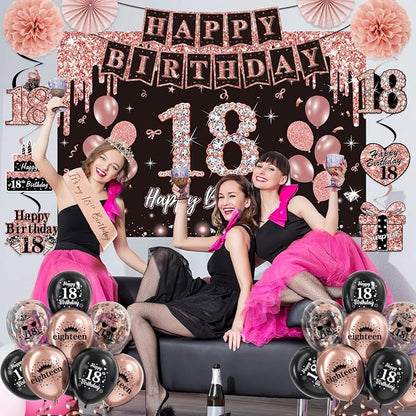 50Pcs 18th Birthday Decorations - Image 8