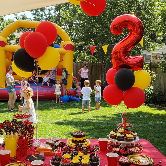 40 Inch Red Foil Number 2 Balloon - Image 5