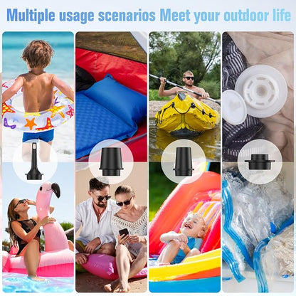 Mini Electric Air Pump for Inflatables, Ultra-Compact & Portable, Brushless - Image 4