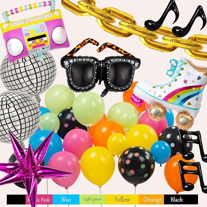 90s 80s Disco Theme Party Decorations - Image 5