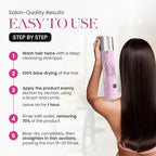 Lazzios Intense Organic Hair Protein – Brazilian Professional Straightening & Smoothing Treatment – Safe Formula with No Toxic Acids, Hyaluronic Acid, Keratin, Caviar & Argan Oil – 1 Liter