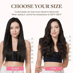 GOO GOO Clip in Hair Extensions Real Human Hair, Remy Human Hair Extensions Clip ins for Women, Natural Human Hair, 24inch 120g 7Pcs, 2A Light Brown