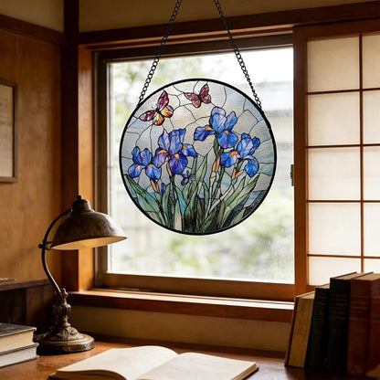 DASTOLL Stained Glass Window Hanging, and Mom 9.8 in - Image 5