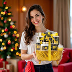 Luxury Home Spa Bath Gift Basket, Spa gift basket Christmas Gifts for Women men, Spa Kit Self-care Gifts, Spa Collection Gift, Orchid Jasmine Bath and Body Gift Pampering Spa Gifts Mother's Day Gift