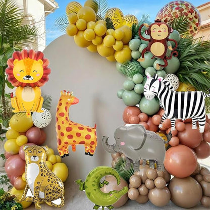 Safari Animal Balloons Zoo Animals Balloons Jungle Balloon - Image 3