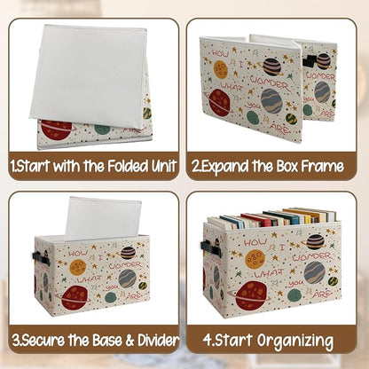 Space Nursery Foldable Storage Bins Box - Image 4