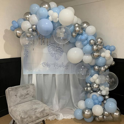 Blue and Silver Balloons - Image 6