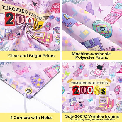 Early 2000s Y2K Theme Backdrop - Image 6