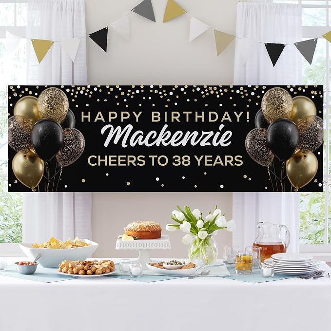 Let’s Make Memories Personalized Celebration Banner - Image 2