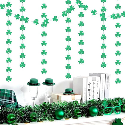 St-Saint Patricks-Day Decorations Shamrock Green-Garland - 35ft St. Patrick's - Image 7
