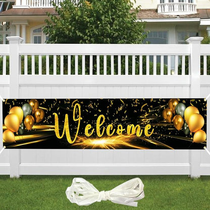 Welcome Banner - Welcome Home & Back Banner 6x1.3ft - Durable Polyester - - Image 2