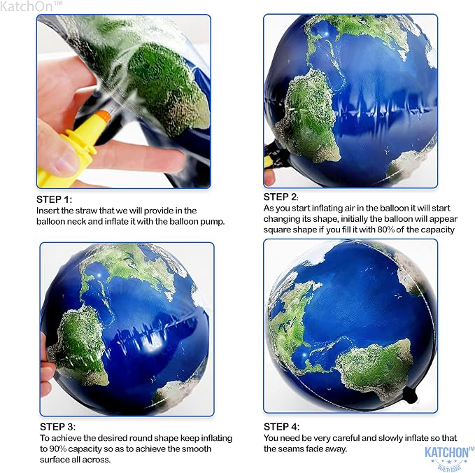 KatchOn Globe Balloons Set - Image 3