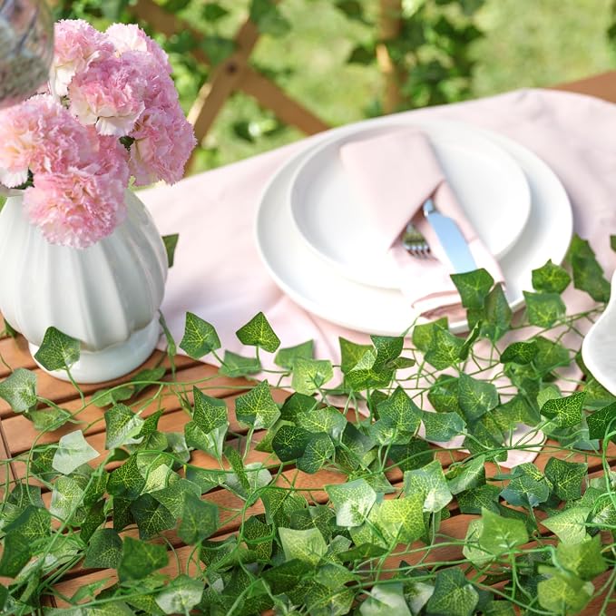 72 Pack 504Ft Artificial Ivy Fake Vines, Ivy Garland Greenery Garland Fake - Image 7