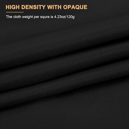 10 x 8 FT Black Backdrop for Photography, Polyester Fabric Background | Pure - Image 7
