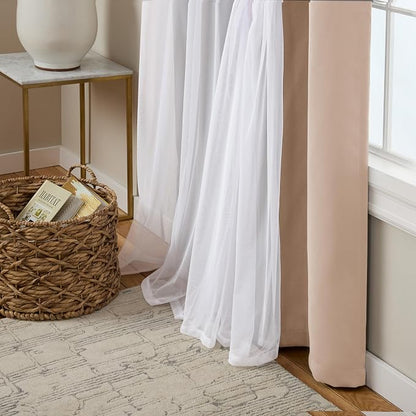 TOWN & COUNTRY LUXE Talia Double Layer Indoor Curtains, Sheer and Room - Image 7