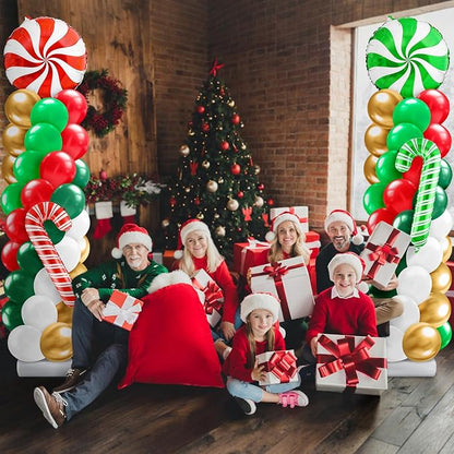 Kasyat 2 Sets Christmas Candy Balloon Column Stand Kit - Image 7