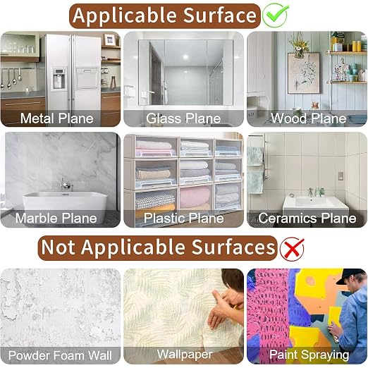 400 PCS Stick Dots Double Sided, 0.4" Clear Removable Sticky Adhesive Mounting - Image 3