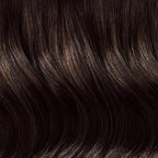 Luxy 100% Remy Human Hair – Halo Clip-In Hair Extensions –Natural Looking Volume & Length - One-Piece - Easy 5-Min Application 150 grams 12" Dimensional Rooted Espresso Brown