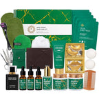 Christmas Gifts for Men, 30 Pcs Men Bergamot Facial Skin Care Set, Beard Grooming Kit, Spa and Bath, Self-Care Gift, Face Cleanser, Beard Oil, Serum, Parfume, Birthday, Valentines, Husband, Dad